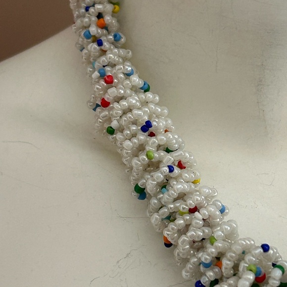 4/$100 Colourful beaded waterproof statement necklace 20 inches 💛 - Picture 6 of 9